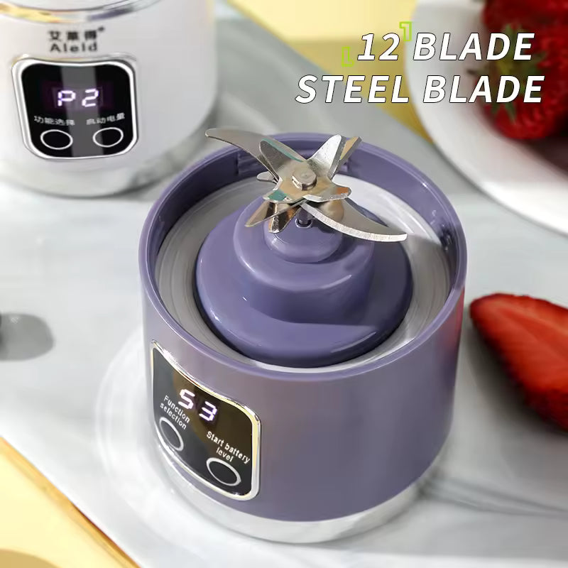 Licuadora de frutas de 450ml 8 cuchillas