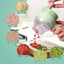 Cortador de Verduras Eléctrico 4 en 1
