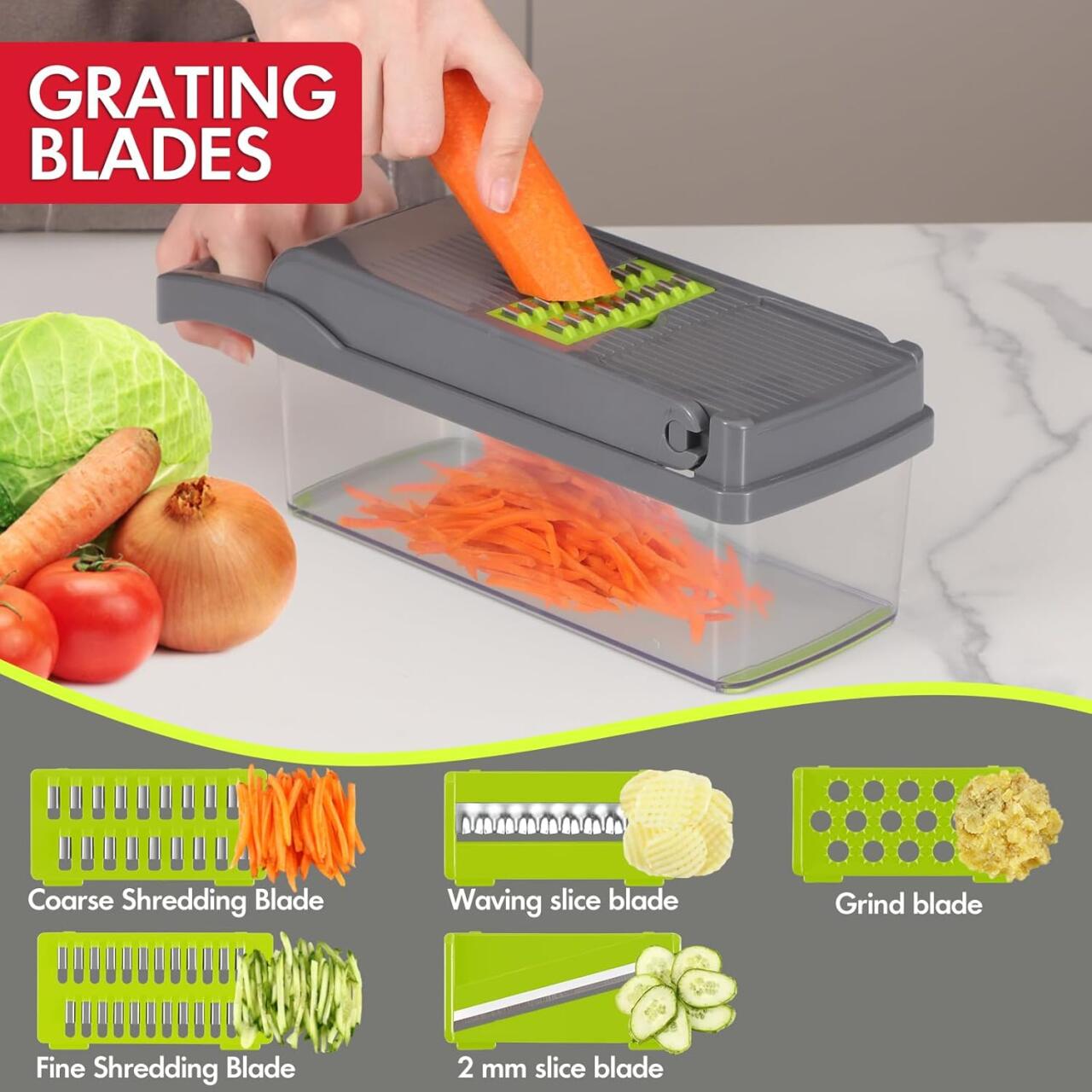 Picador de verduras, 14 en 1